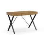 Natural and Black Writing Desk with Drawer for Home Offices 8 Natural and Black Writing Desk with Drawer for Home Offices