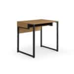 Natural and Black 32 Inch Writing Desk for Home Offices 8 Natural and Black 32 Inch Writing Desk for Home Offices
