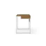 Natural and White Writing Desk with Modern Rectangular Design 10 Natural and White Writing Desk with Modern Rectangular Design