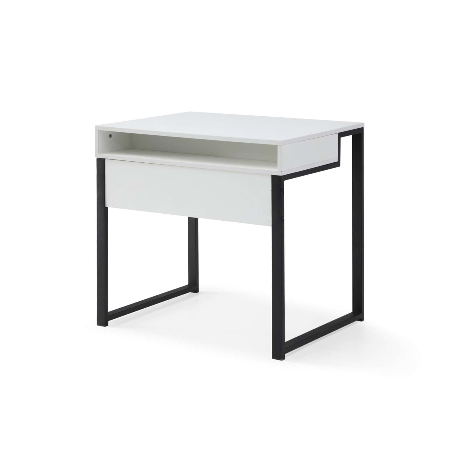White and Black Writing Desk with Rectangular Modern Design 32 3 White and Black Writing Desk with Rectangular Modern Design 32 - Image 3