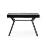 Gray and Black Writing Desk With Three Drawers 43 Inches 9 Gray and Black Writing Desk With Three Drawers 43 Inches