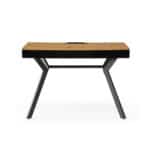 Natural and Black Writing Desk With Three Drawers 43 Inches 9 Natural and Black Writing Desk With Three Drawers 43 Inches