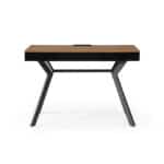 43 Inch Wood Brown and Black Writing Desk With Drawers 9 43 Inch Wood Brown and Black Writing Desk With Drawers