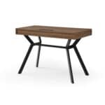 43 Inch Wood Brown and Black Writing Desk With Drawers 12 43 Inch Wood Brown and Black Writing Desk With Drawers