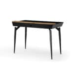 Black and Natural Writing Desk With Storage Drawers, 44 Inches 14 Black and Natural Writing Desk With Storage Drawers, 44 Inches