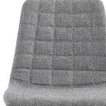 26 Inch Light Gray and Black Modern Bar Stools (Set of 2)