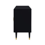 Modern Black Sideboard with Gold Accents and Shelves 15 Modern Black Sideboard with Gold Accents and Shelves