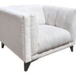 Modern Armchair with Wooden Legs and Durable Performance Fabric 11 Modern Armchair with Wooden Legs and Durable Performance Fabric