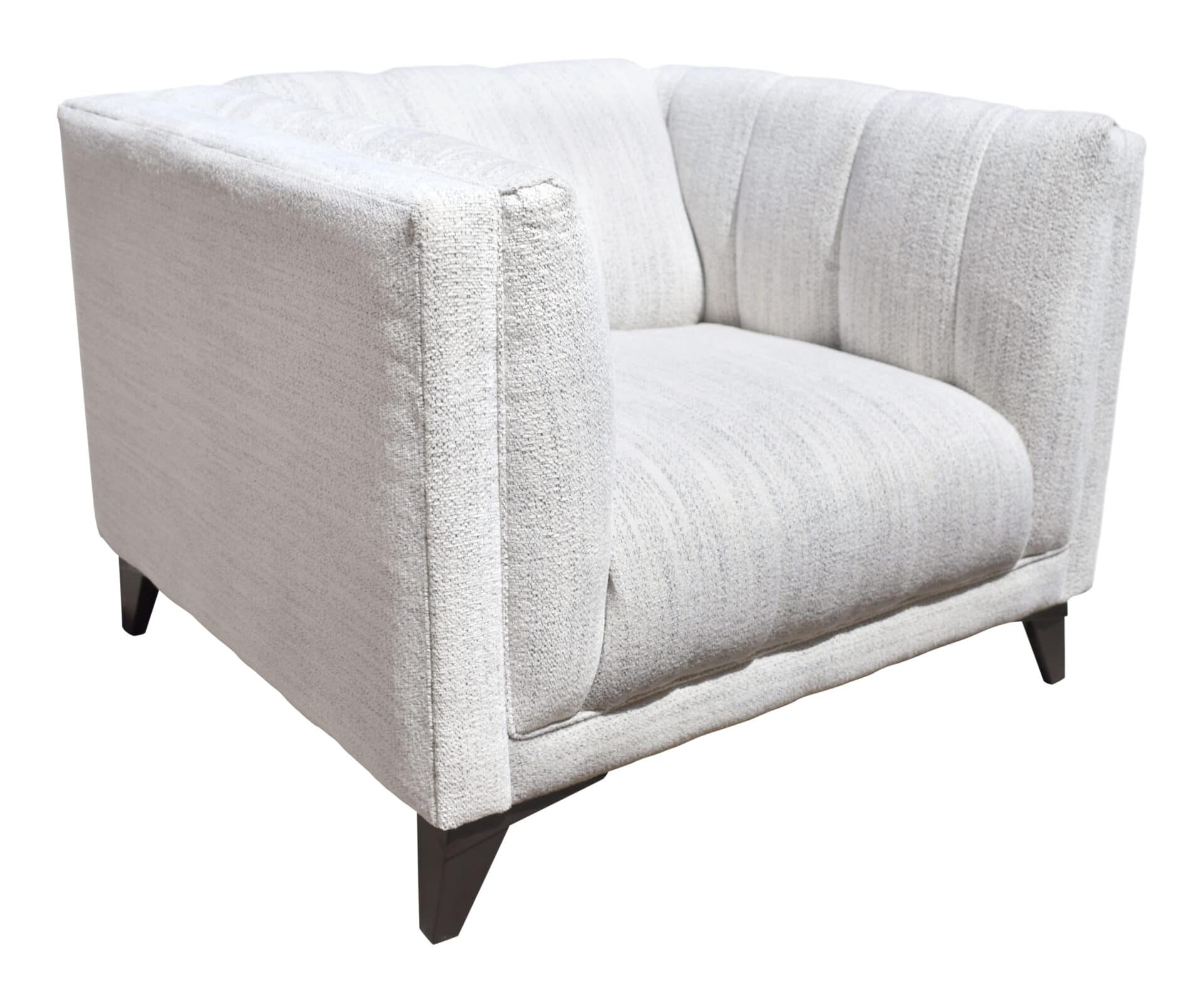 Modern Armchair with Wooden Legs and Durable Performance Fabric 3 Modern Armchair with Wooden Legs and Durable Performance Fabric - Image 3