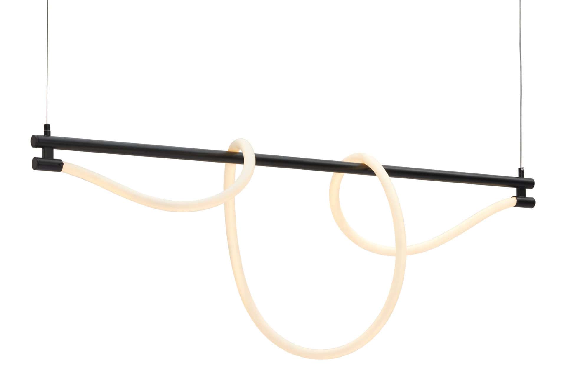 Sleek Modern Ceiling Lamp with Adjustable Silicon LED Light Tube 10 Sleek Modern Ceiling Lamp with Adjustable Silicon LED Light Tube