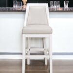31-Inch Gray and White Modern Swivel Bar Stool 10 31-Inch Gray and White Modern Swivel Bar Stool