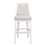 31-Inch Gray and White Modern Swivel Bar Stool 11 31-Inch Gray and White Modern Swivel Bar Stool