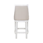 26 Inch Gray and White Swivel Counter Height Bar Stool 12 26 Inch Gray and White Swivel Counter Height Bar Stool