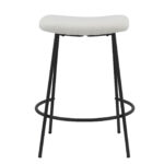 26 Inch White Faux Sherpa Backless Bar Stools (Set of 2) 11 26 Inch White Faux Sherpa Backless Bar Stools (Set of 2)