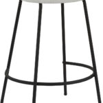 26 Inch White Faux Sherpa Backless Bar Stools (Set of 2) 13 26 Inch White Faux Sherpa Backless Bar Stools (Set of 2)