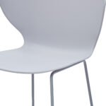 26 Inch Gray Low Back Modern Counter Height Bar Stools (Set of 2)