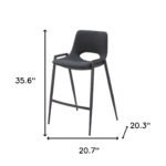 26 Inch Black Faux Leather Steel Bar Stools Set of 2 18 26 Inch Black Faux Leather Steel Bar Stools Set of 2