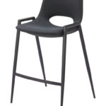 26 Inch Black Faux Leather Steel Bar Stools Set of 2 12 26 Inch Black Faux Leather Steel Bar Stools Set of 2