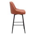 30-Inch Modern Brown and Black Swivel Bar Stool 15 30-Inch Modern Brown and Black Swivel Bar Stool