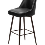 30 Inch Black and Bronze Swivel Bar Stool with Footrest 12 30 Inch Black and Bronze Swivel Bar Stool with Footrest