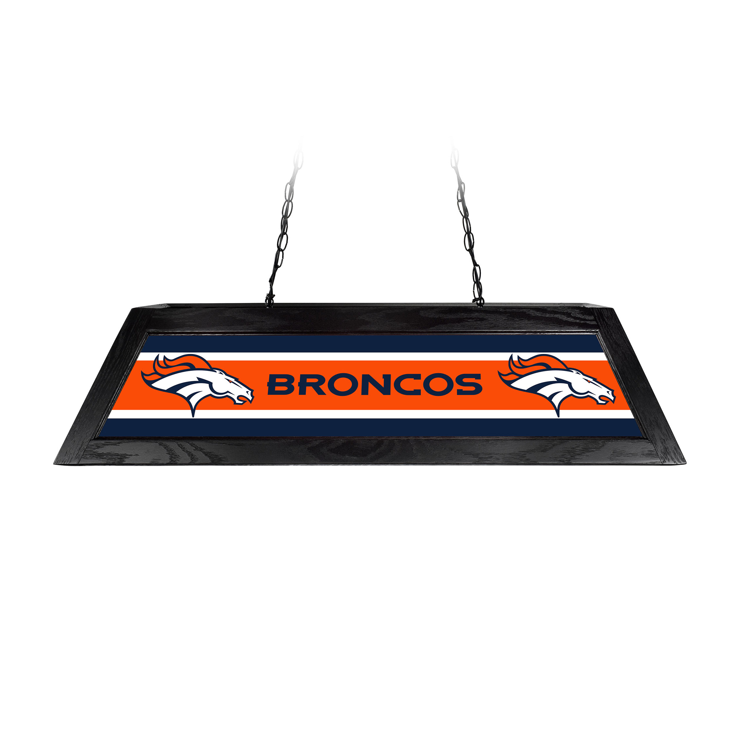 denver broncos 42 inch acrylic billiard lamp
