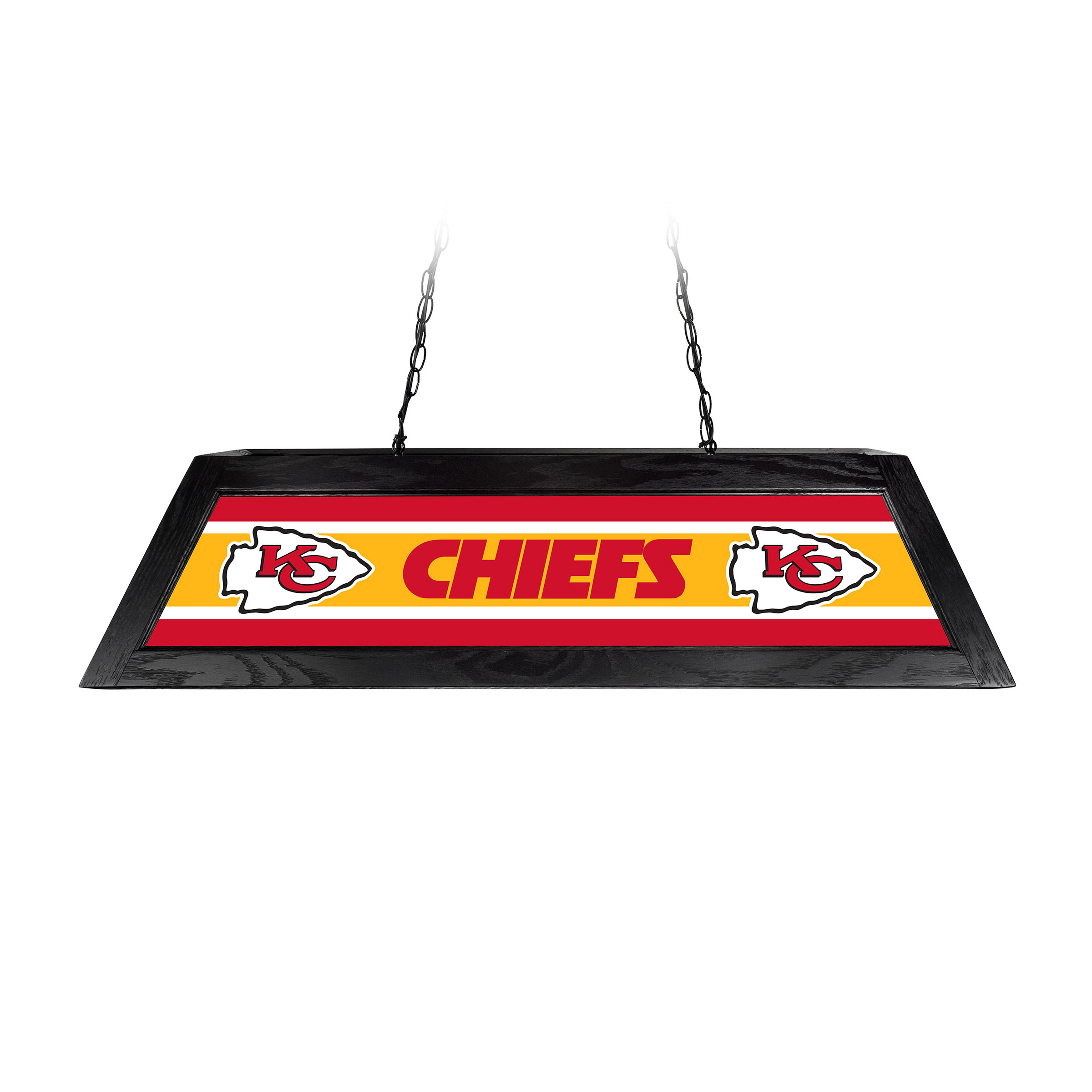 kansas city chiefs 42 inch acrylic billiard lamp kansas collection