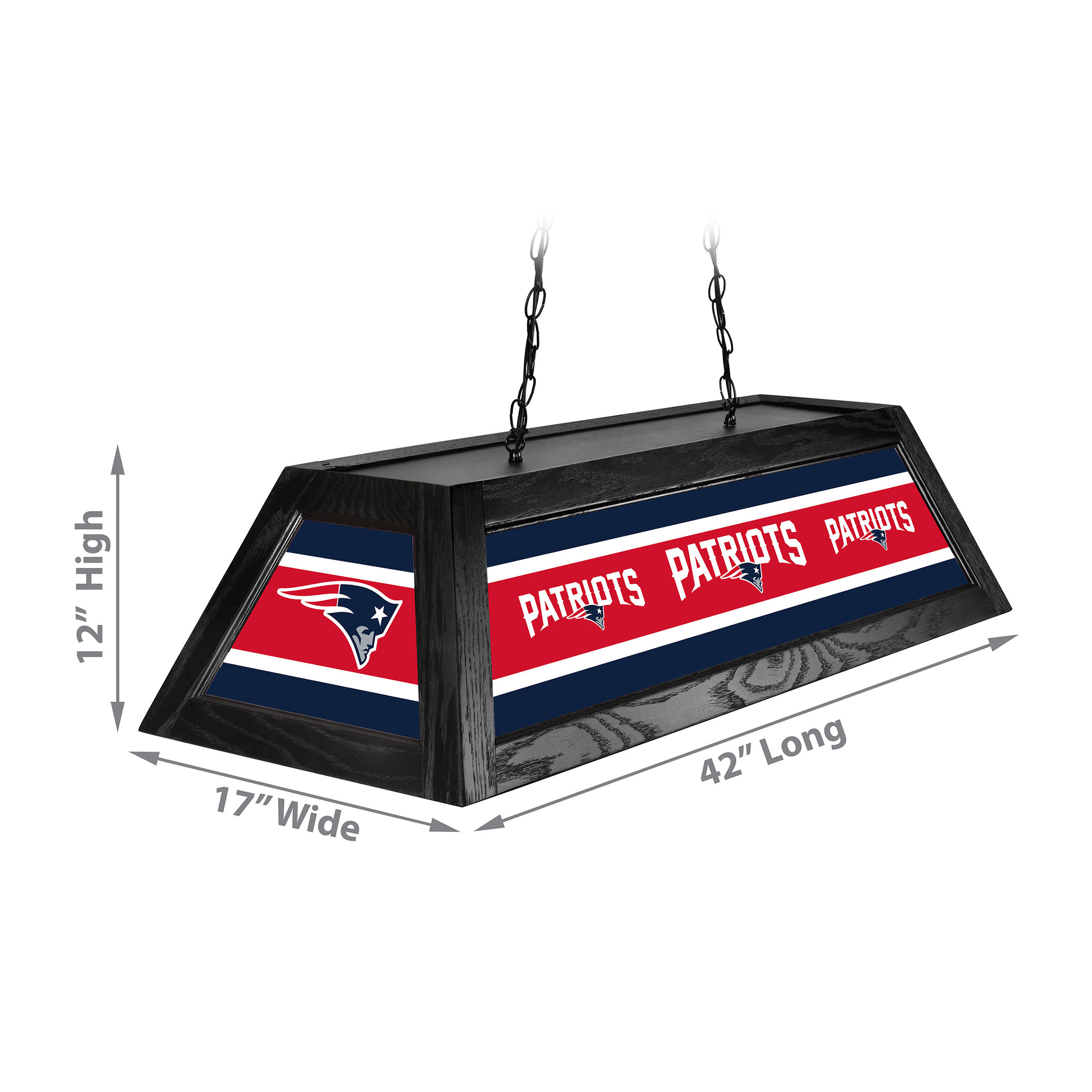 new england patriots 42 inch acrylic billiard lamp