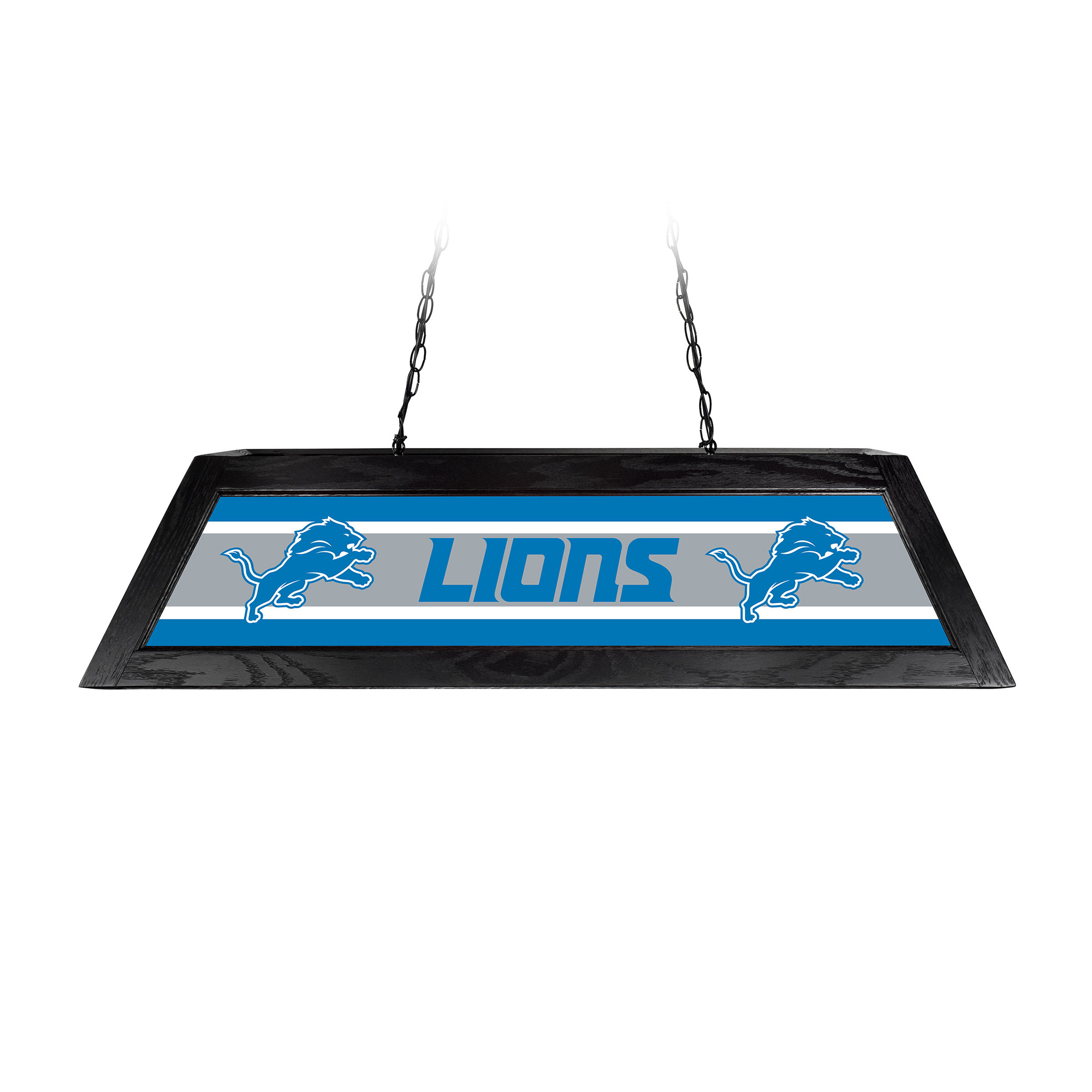 detroit lions 42 inch acrylic billiard lamp