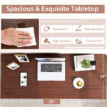 55 Inch Modern Conference Table with Sturdy Metal Frame 14 55 Inch Modern Conference Table with Sturdy Metal Frame