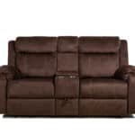 Dark Brown Manual Reclining Loveseat With Storage and Console 15 Dark Brown Manual Reclining Loveseat With Storage and Console