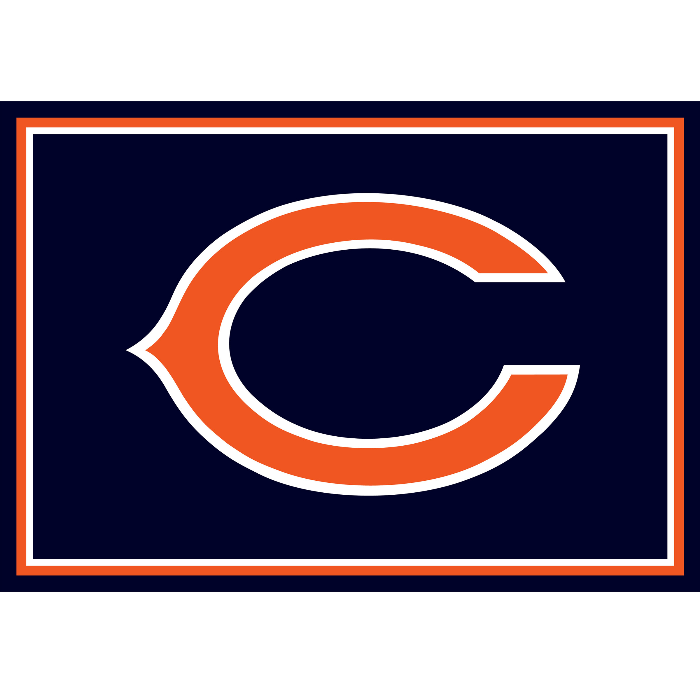 chicago bears 3x4 spirit rug officially licensed nfl
