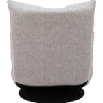 Ash Gray Tufted Swivel Accent Chair with Adjustable Height 16 Ash Gray Tufted Swivel Accent Chair with Adjustable Height