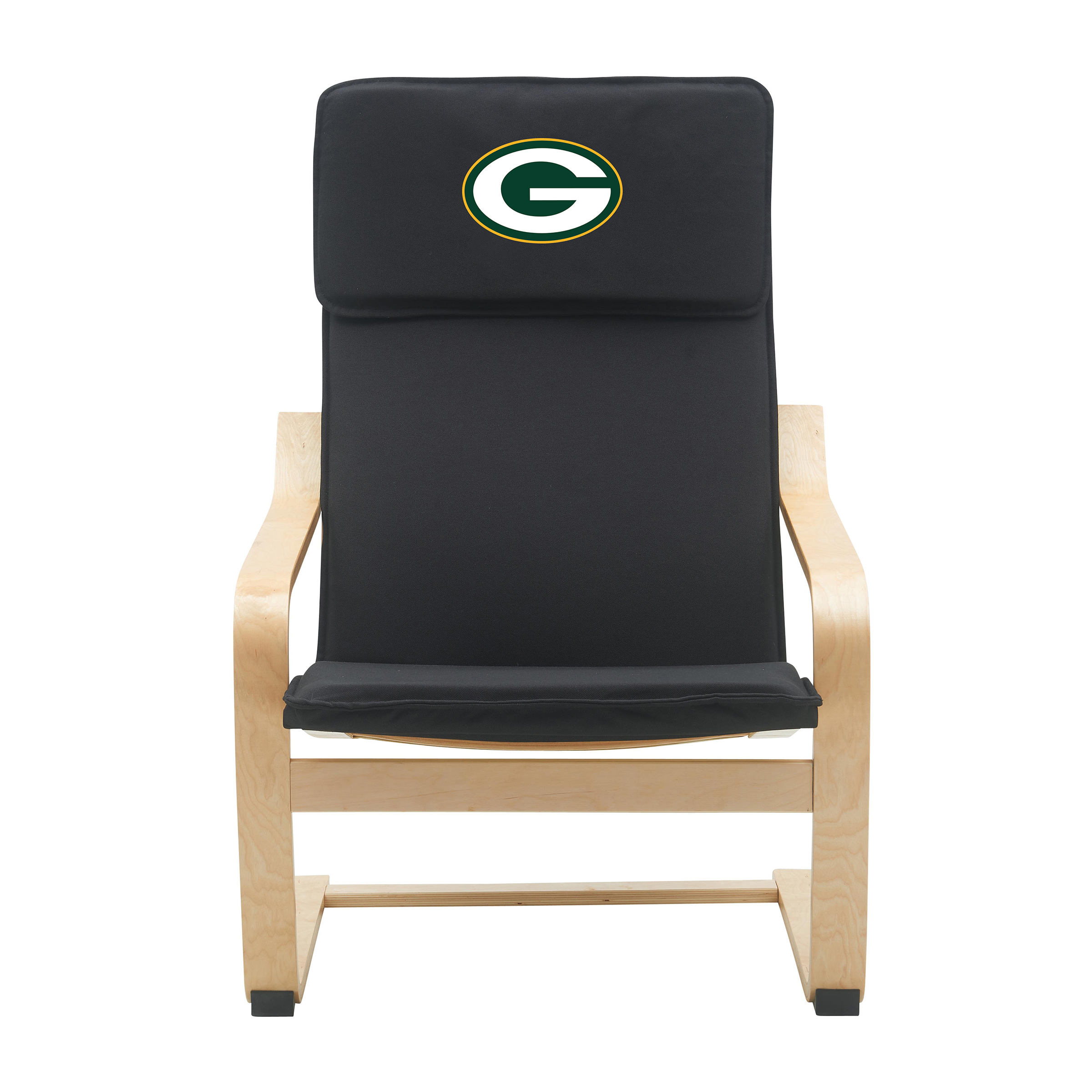 green bay packers embroidered accent chair