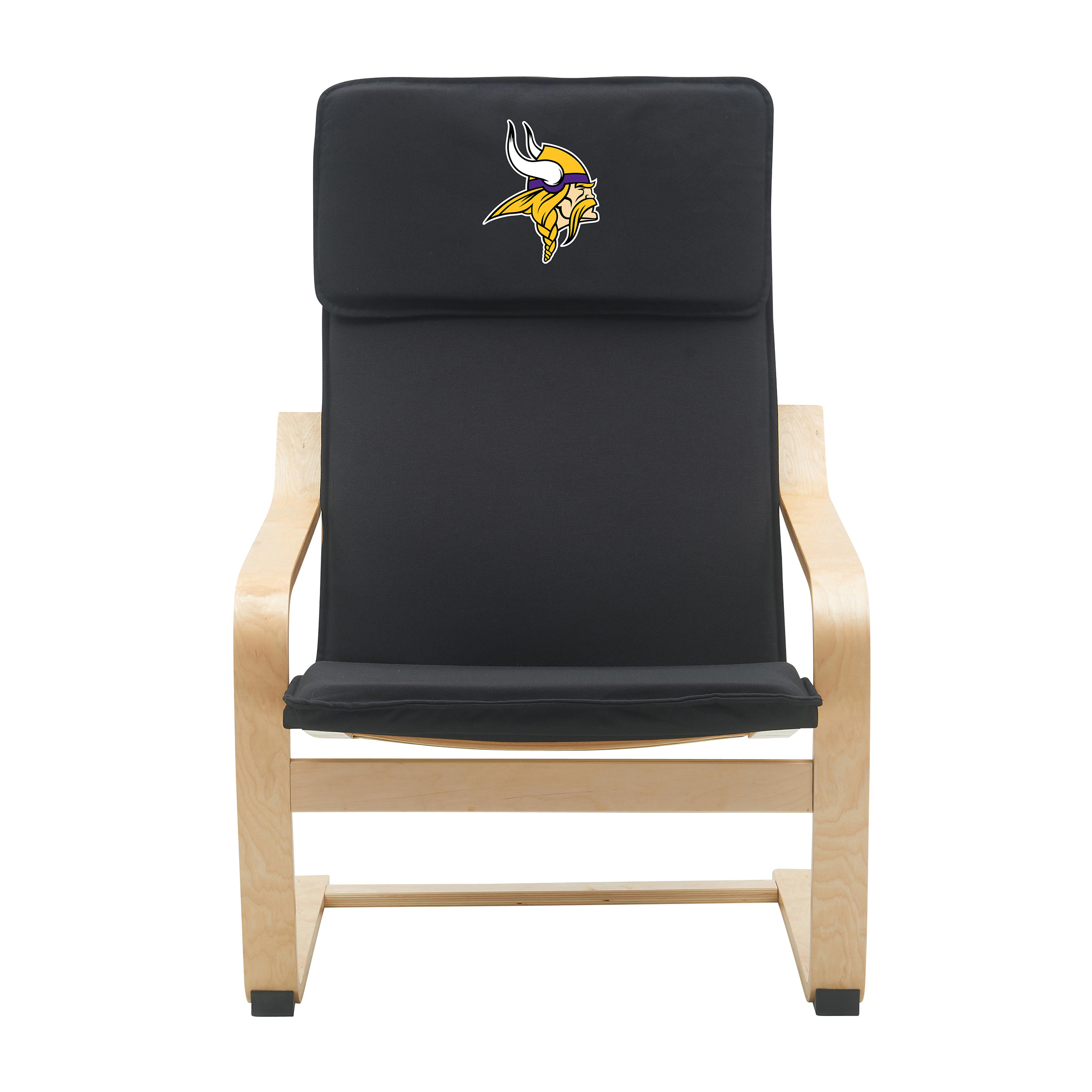 minnesota vikings embroidered birch bentwood accent chair