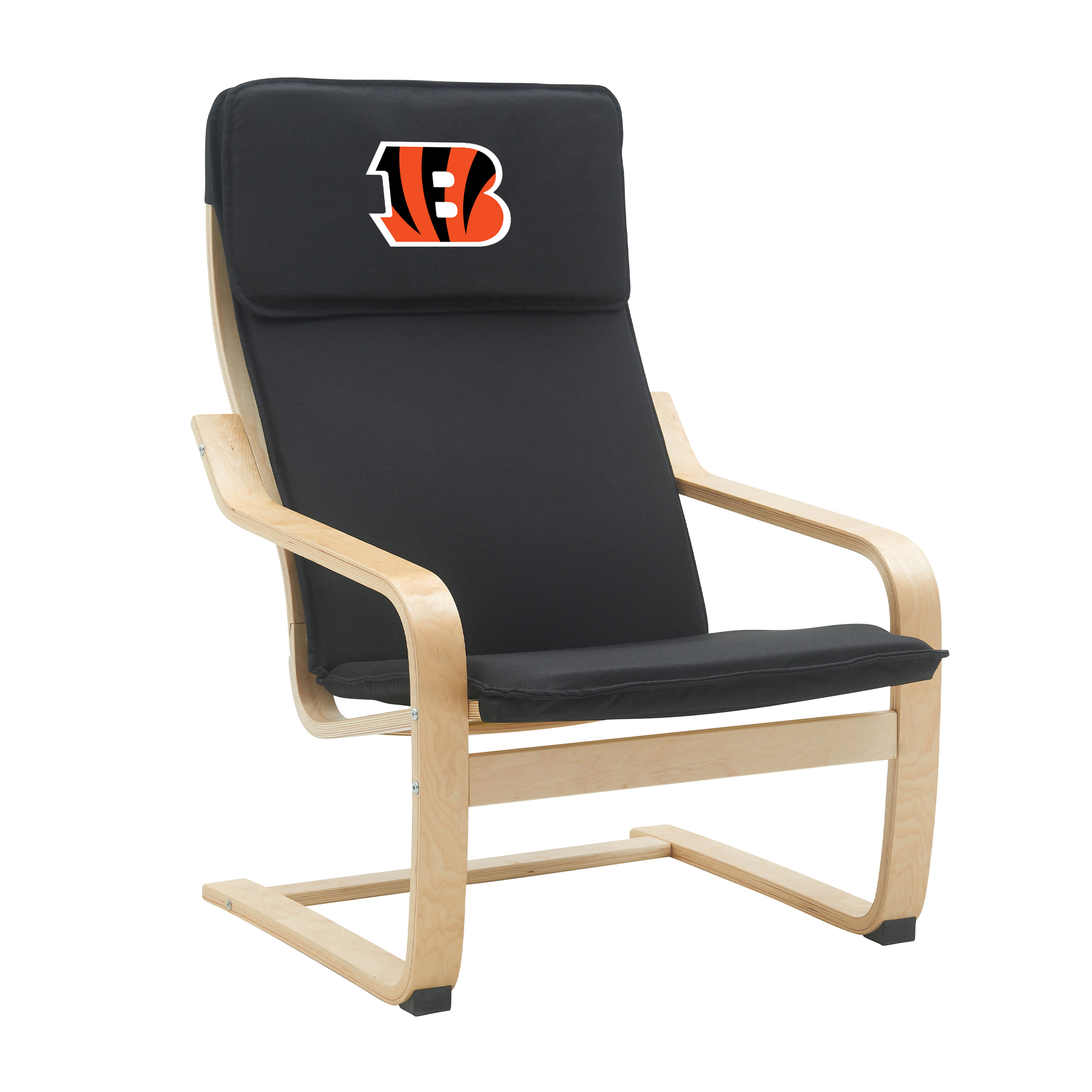cincinnati bengals embroidered birch bentwood accent chair