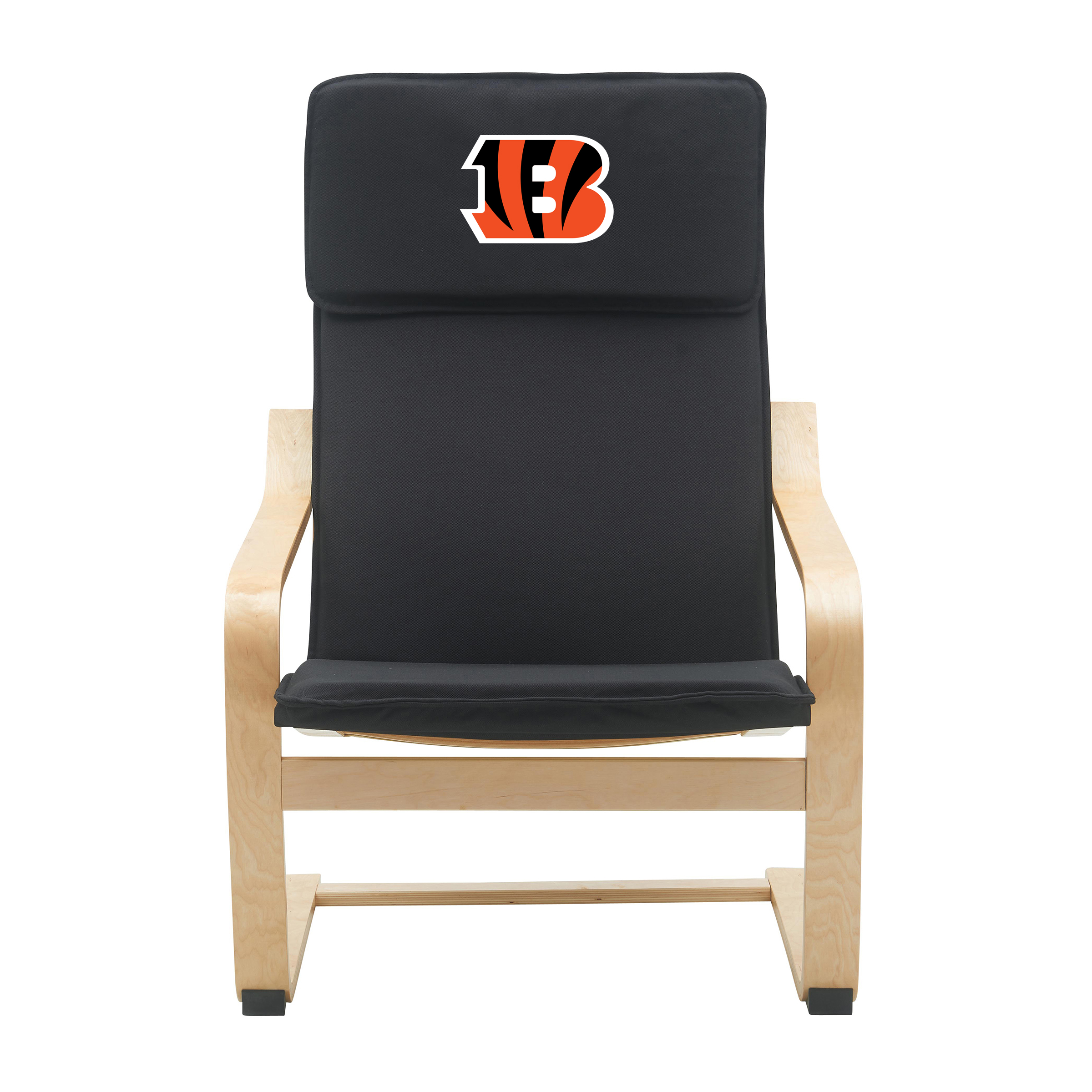 cincinnati bengals embroidered birch bentwood accent chair