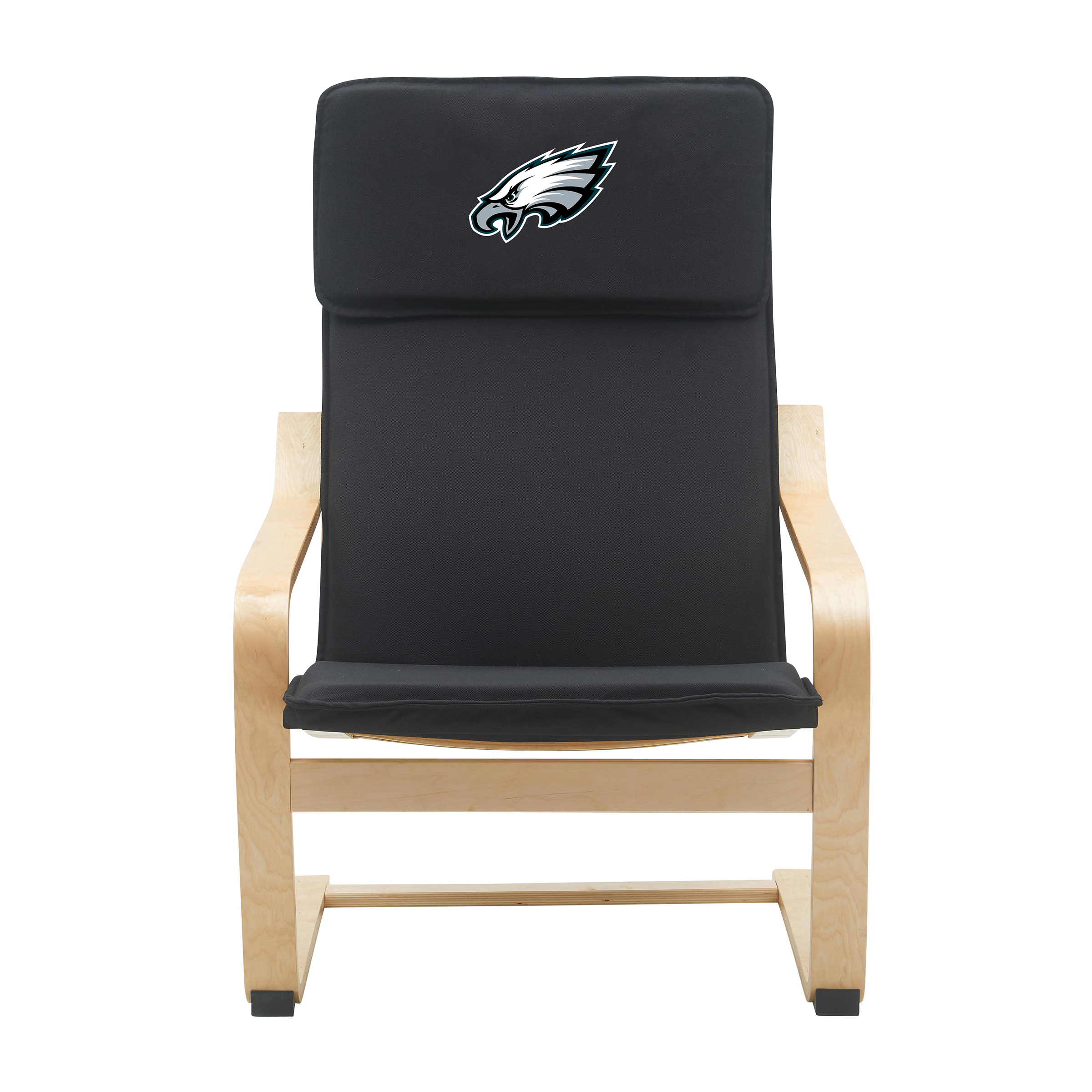 philadelphia eagles embroidered birch bentwood accent chair