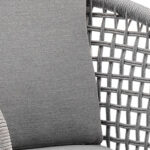 40" Light Gray Swivel Outdoor Bar Stool with Footrest 16 40" Light Gray Swivel Outdoor Bar Stool with Footrest