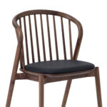 Black Round Dining Set with 4 Chairs, Modern Style