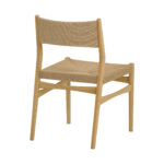 79” Modern Oak Oval Dining Table and 4 Chairs Set