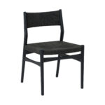 Oak Round Dining Set with Four Chairs, Modern Style