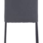 Gray Tufted Dining Chair with Steel Base and Diamond Pattern (Set of 2) 16 Gray Tufted Dining Chair with Steel Base and Diamond Pattern (Set of 2)