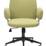 Olive Green Adjustable Office Chair with Polyester Cushions and Arms 15 Olive Green Adjustable Office Chair with Polyester Cushions and Arms