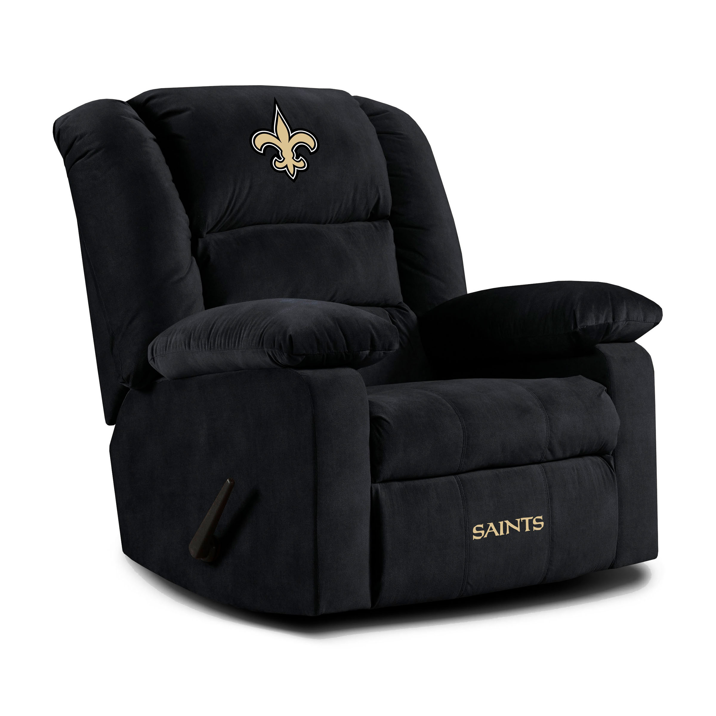 new orleans saints embroidered microfiber playoff recliner