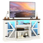 LED Entertainment Center with Adjustable Shelves and Remote Control 11 LED Entertainment Center with Adjustable Shelves and Remote Control