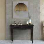 Elegant Acacia Wood Console Table with Drawer for Storage