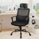 Ergonomic High Back Mesh Office Chair with Adjustable Headrest 9 Ergonomic High Back Mesh Office Chair with Adjustable Headrest