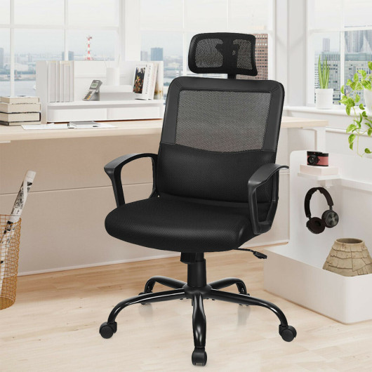 Ergonomic High Back Mesh Office Chair with Adjustable Headrest 2 Ergonomic High Back Mesh Office Chair with Adjustable Headrest - Image 2