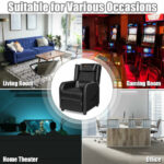 Gray Adjustable Massage Gaming Recliner Chair with Footrest and Storage