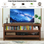Mid-Century 3-Tier TV Stand with Storage for 45 Inch TVs 16 Mid-Century 3-Tier TV Stand with Storage for 45 Inch TVs